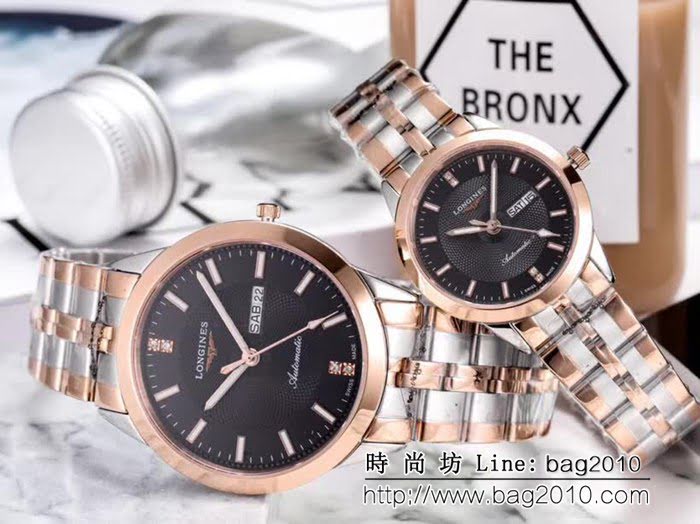 LONGINES浪琴 熱賣款 石英機芯 精品情侶對表 WSS0120